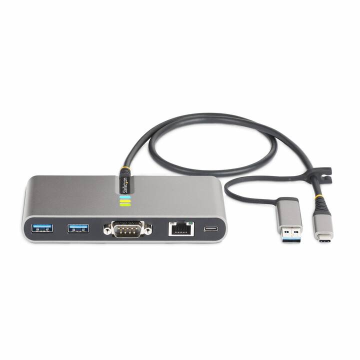 STARTECH.COM USB-Hub (5 Ports, RJ-45, USB Typ-C, USB Typ-A)