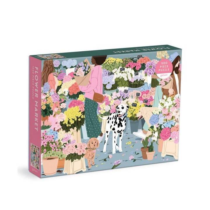 ABRAMS & CHRONICLE BOOKS Flower Market Puzzle (1000 Stück)