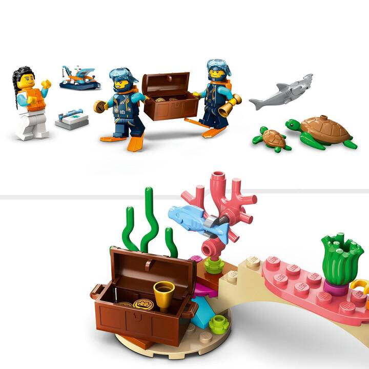 LEGO City Le bateau d’exploration sous-marine (60377)