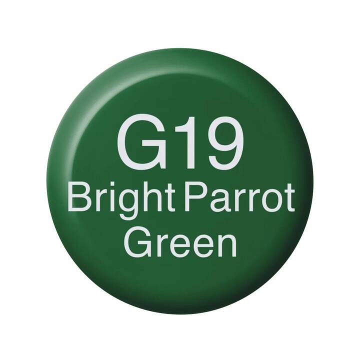 COPIC Encre G19 - Bright Parrot Green (Vert, 12 ml)