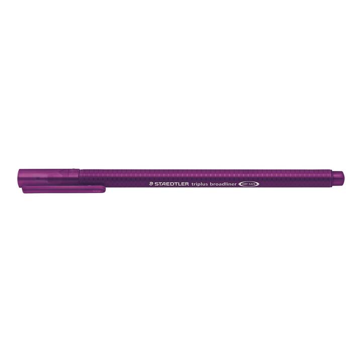 STAEDTLER Triplus broadliner 338 Traceur fin (Mauve, 1 pièce)