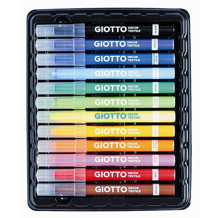 GIOTTO Crayons de couleur (Multicolore, 12 pièce)