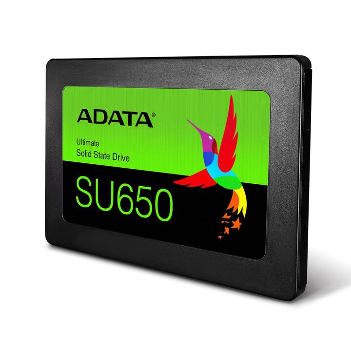 ADATA Ultimate SU650 (eSATA, 256 GB, Schwarz)