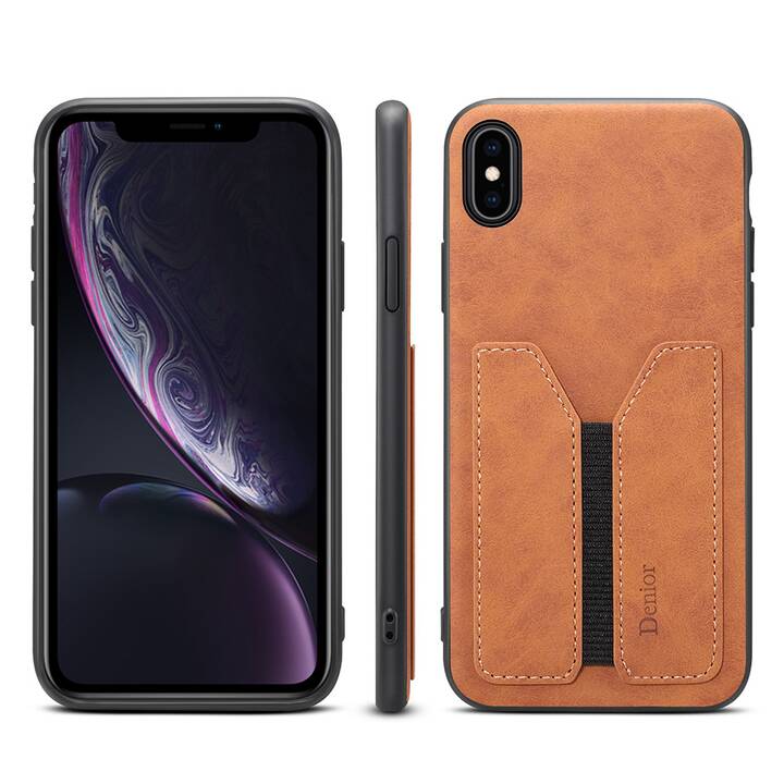 EG Backcover (iPhone XS, iPhone X, Braun)