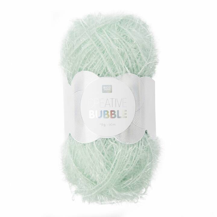 RICO DESIGN Wolle Creative Bubble (50 g, Mintgrün, Grün)