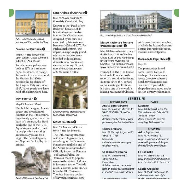 DK Eyewitness Rome Pocket Map and Guide