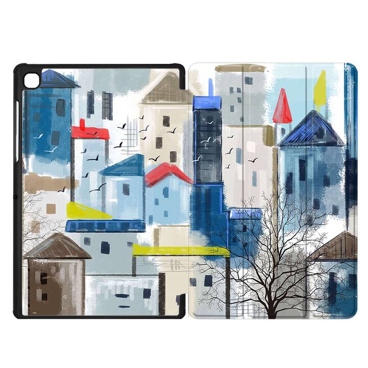 EG cover per Samsung Galaxy Tab A7 Lite 8.7" (2021) - multicolore - pittura della città