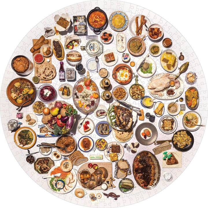 WORKMAN PUBLISHING The 100 Most Jewish Foods Puzzle (500 x)