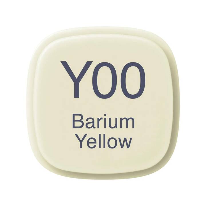 COPIC Marqueur de graphique Classic Y00 Barium Yellow (Jaune clair, 1 pièce)