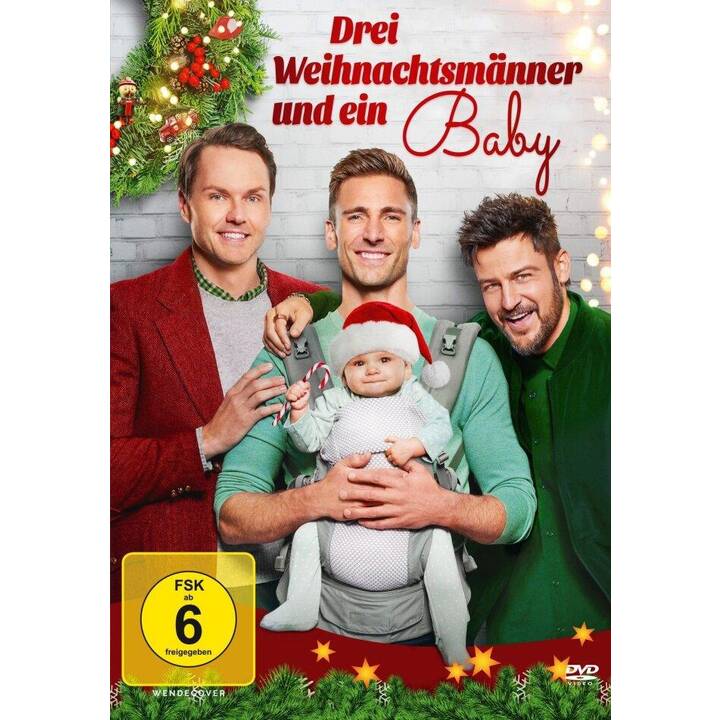 Drei Weihnachtsmänner und ein Baby (DE, EN)