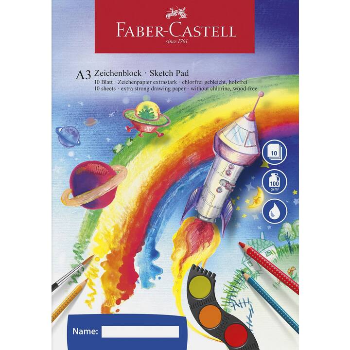 FABER-CASTELL Carta per pittura (A3)