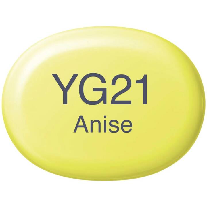 COPIC Grafikmarker Sketch YG21 Anise (Gelb, 1 Stück)