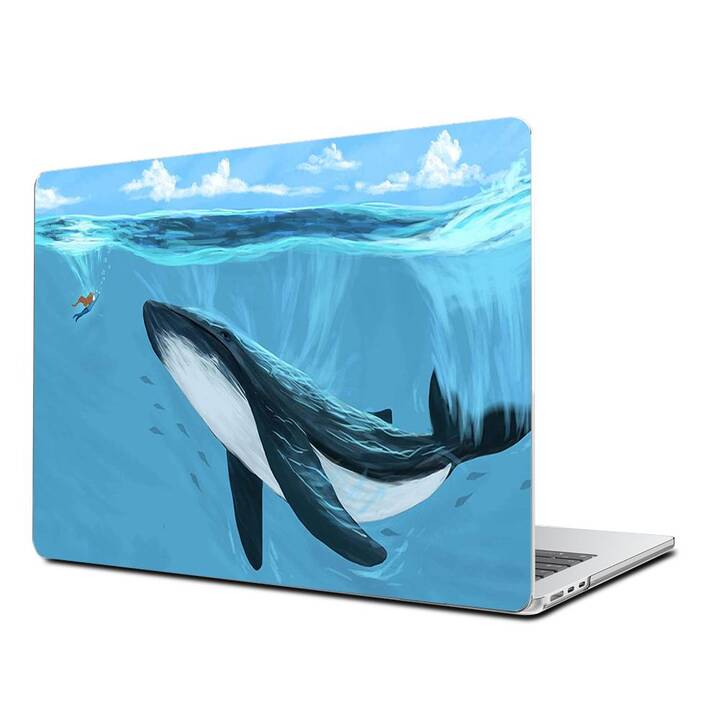 EG Hardcase (Macbook Air 15" M3 2024, Balena, Blu)