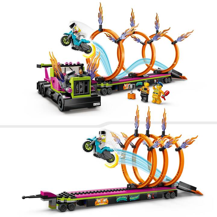 LEGO City Stunt Truck: sfida dell’anello di fuoco (60357)