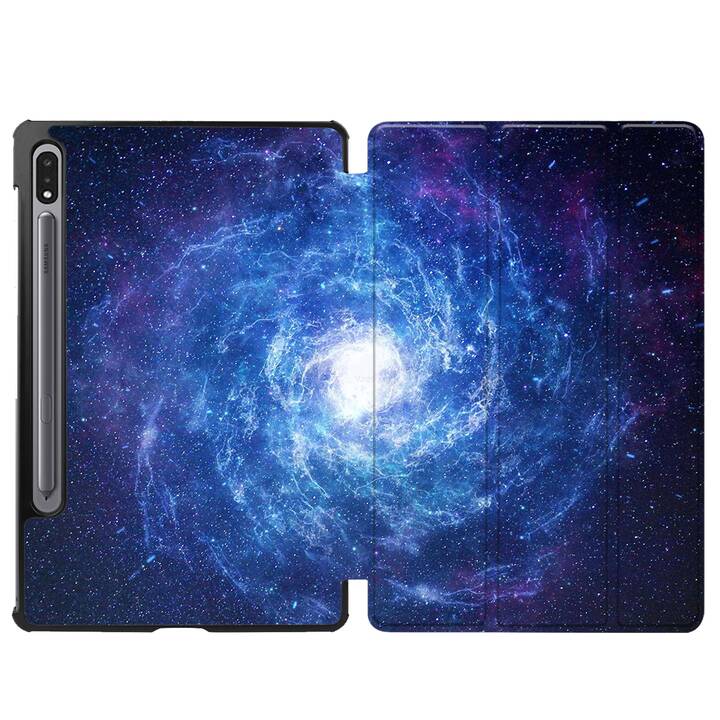 EG cover per Samsung Galaxy Tab S8+ 12.4" (2022) - blu - universo