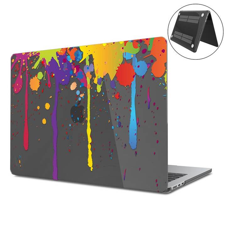 EG Coque rigide (Macbook Air 15" M2 2023, Abstrait, Transparent)