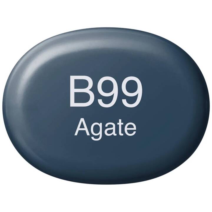 COPIC Grafikmarker Sketch B99 Agate (Blau, 1 Stück)