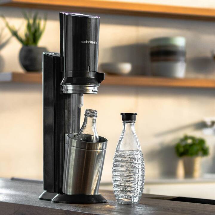 SODASTREAM Crystal Megapack  (60 l, Noir)