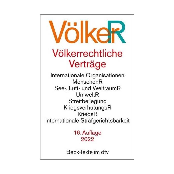 Völkerrechtliche Verträge