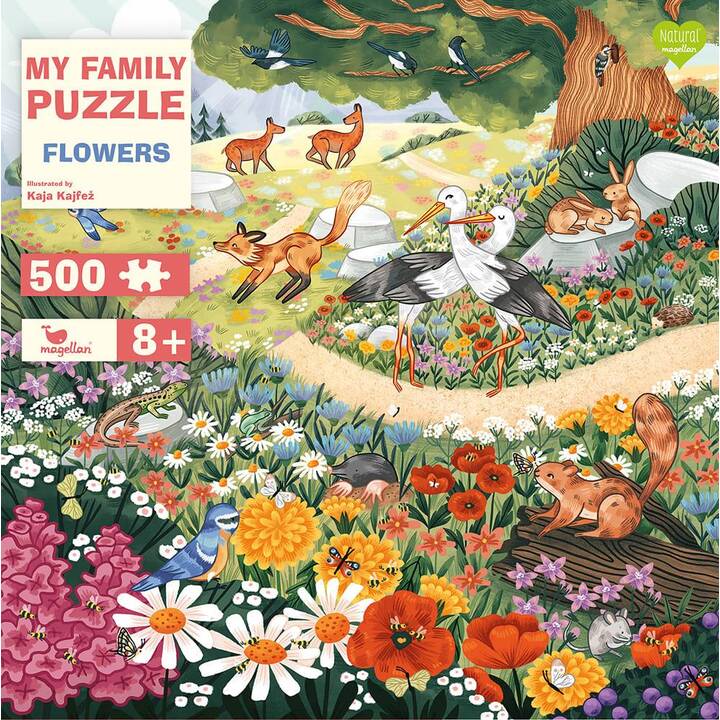 MAGELLAN My Family Puzzle - Flowers Puzzle (500 pièce)