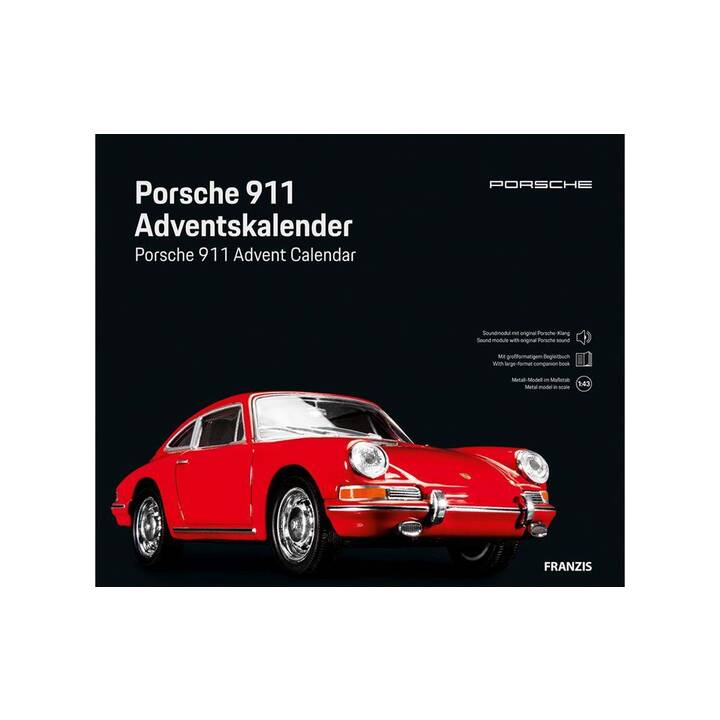 FRANZIS' VERLAG Farm World Porsche 911 Calendario dell'avvento giocattolo