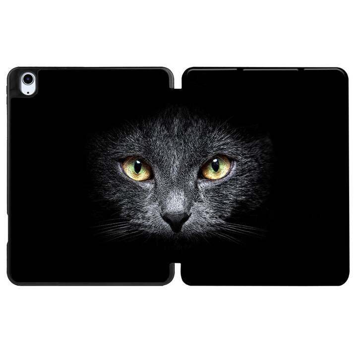 EG Hülle für iPad Air 10.9" (2022) 5. Generation - schwarz - Katzen