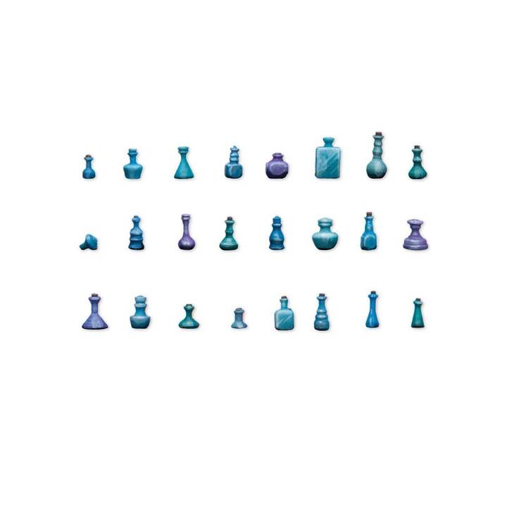 TABLETOP-ART Bottles and Small Bottles Marchandises du marché (19 Parts)
