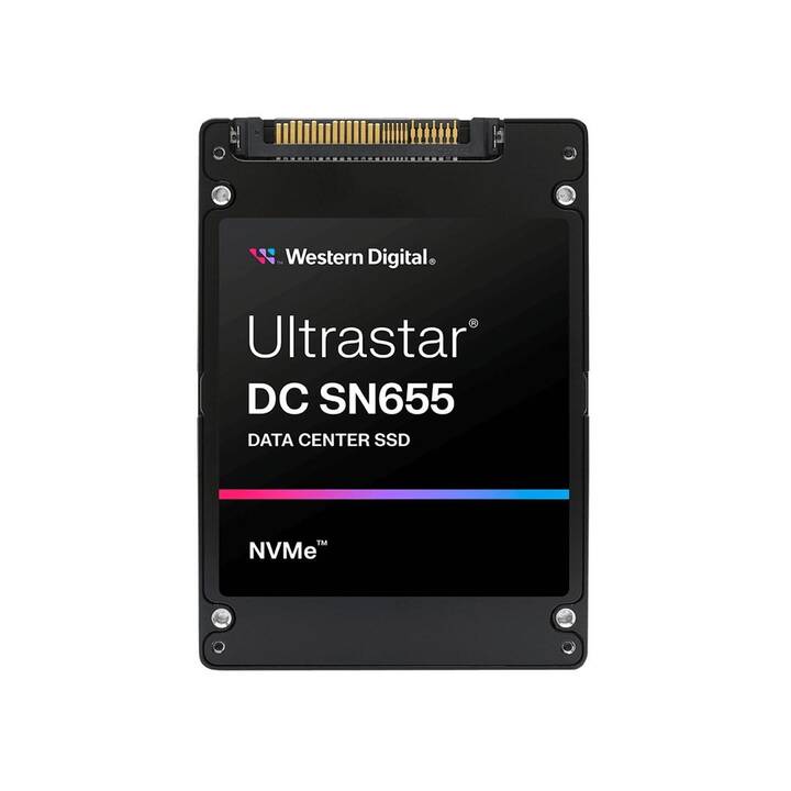 WESTERN DIGITAL Ultrastar DC SN655 (PCI Express, 3840 GB, Schwarz)