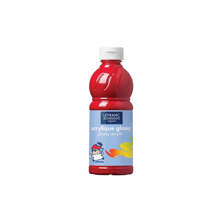 LEFRANC BOURGEOIS Colore acrilica Glossy (500 ml, Magenta, Rosso)