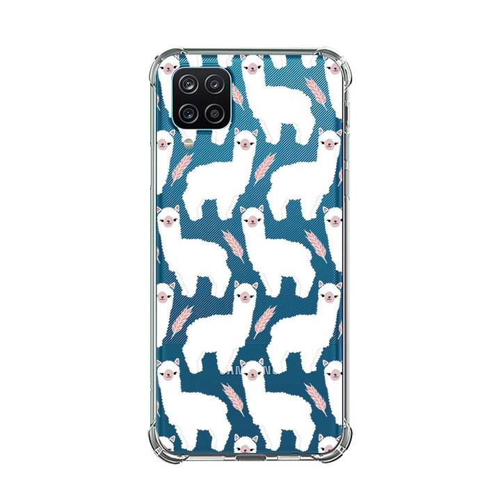 EG Backcover (Galaxy A12, Alpaca, Transparente)