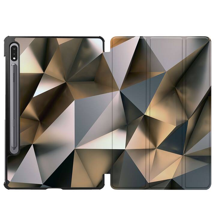 EG cover per Samsung Galaxy Tab S8 11" (2022) - grigio - geometrico