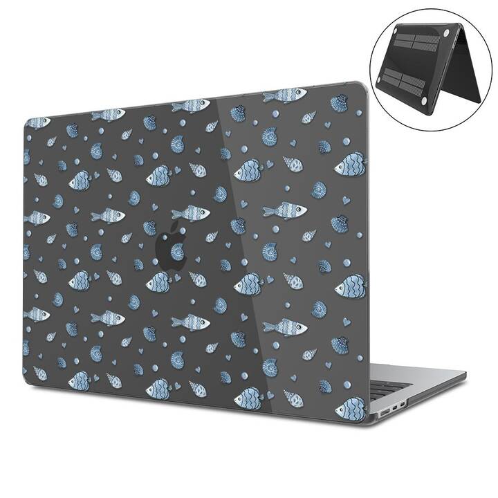 EG Hardcase (Macbook Air 15" M3 2024, Pesce, Transparente)