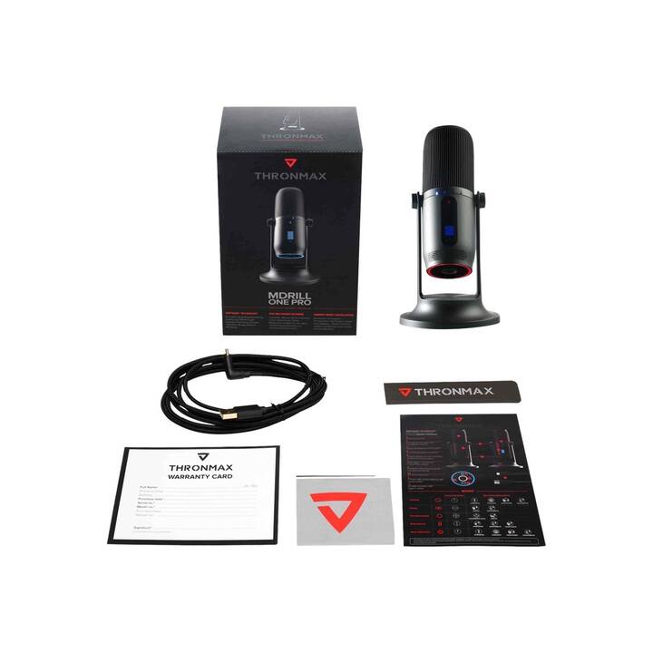 THRONMAX M2PG Drill One Pro Microphone de table (Gris ardoise)