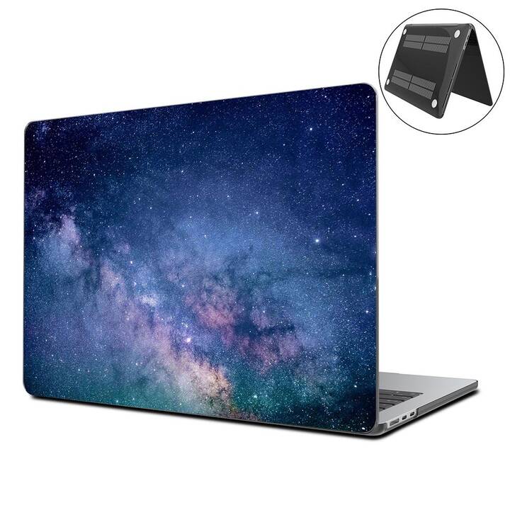 EG Coque rigide (MacBook Air 13" M2 2022, Univers, Bleu)