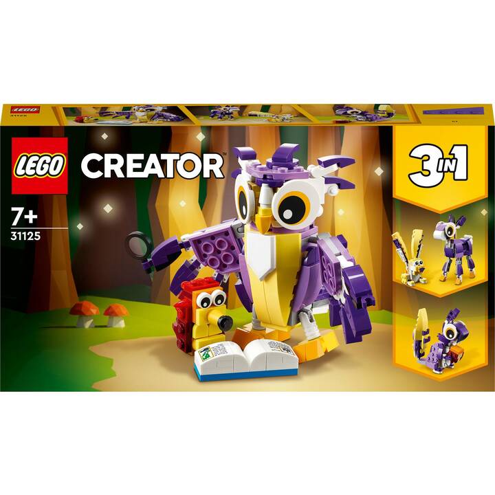 LEGO Creator 3-in-1 Creature della foresta fantasy (31125)