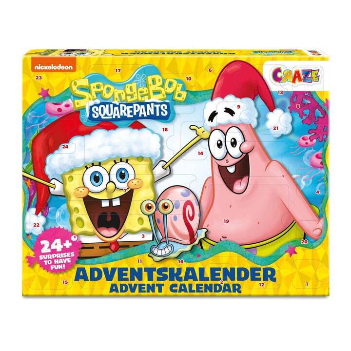 CRAZE SpongeBob Calendario dell'avvento giocattolo