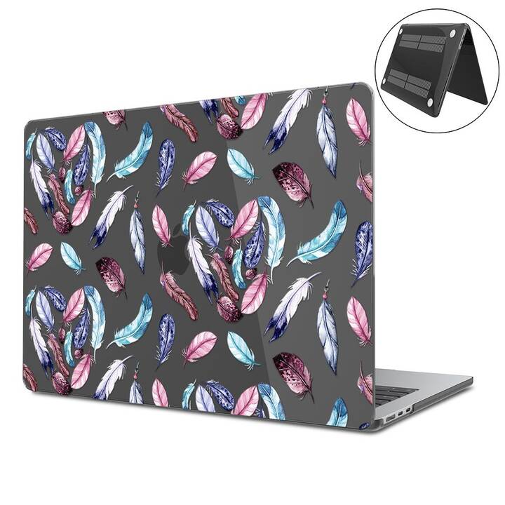 EG Coque rigide (Macbook Air 15" M2 2023, Plume, Transparent)