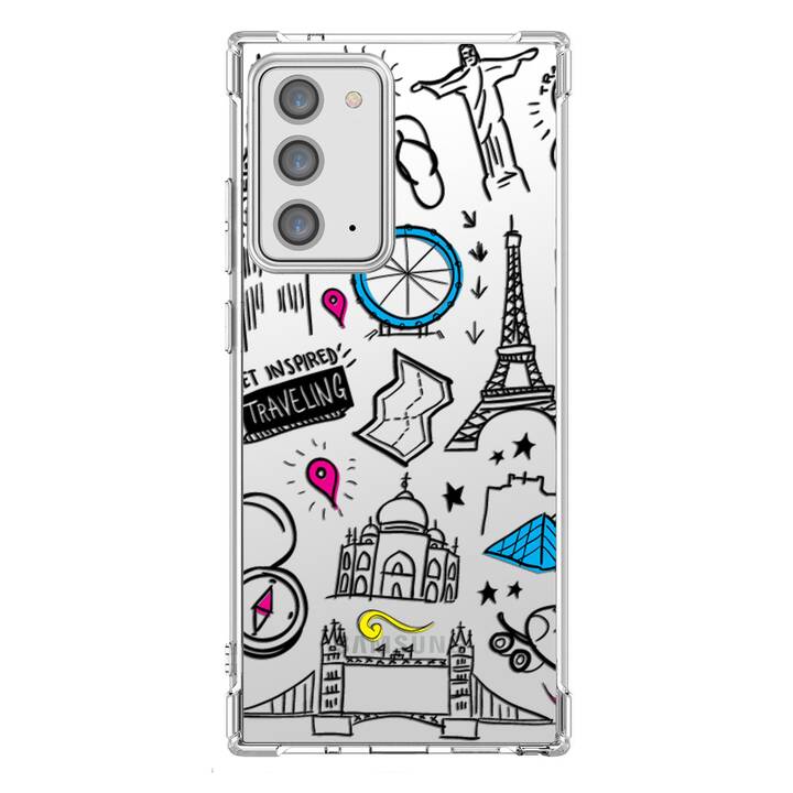 EG Backcover (Galaxy Note 20, Viaggiare, Transparente)