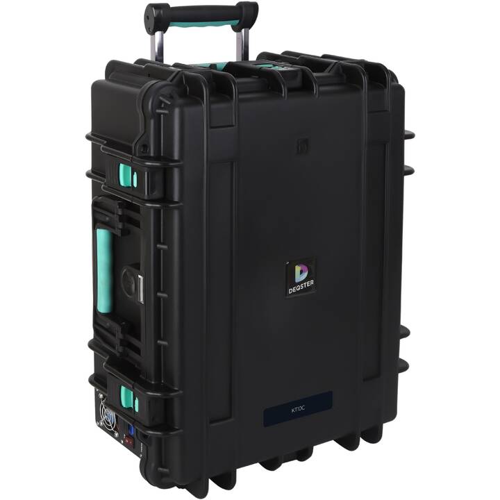 DEQSTER KT10C Conteneur de transport (Noir, Turquoise)