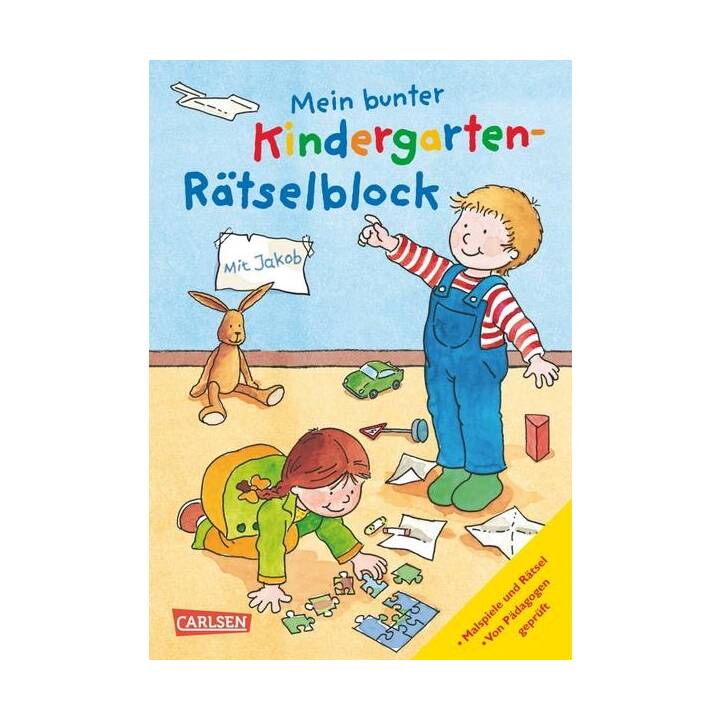 Mein bunter Kindergarten-Rätselblock