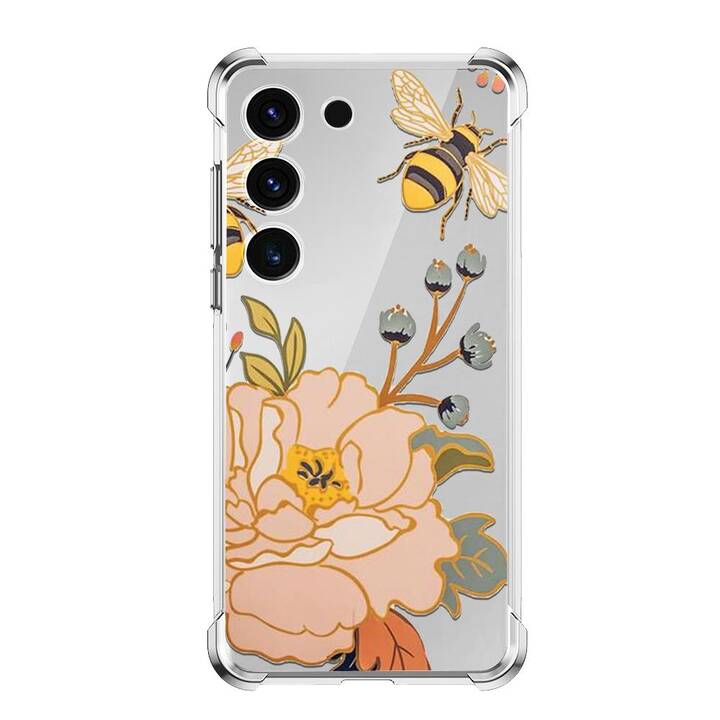 EG Backcover (Galaxy S23, Fleurs, Orange)