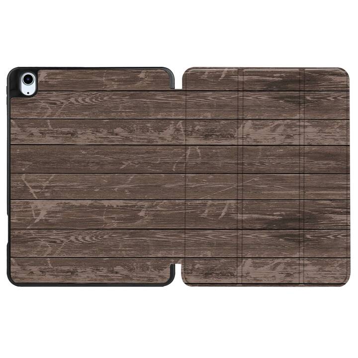 EG coque pour iPad Air 10.9" (2022) 5e génération - marron - bois