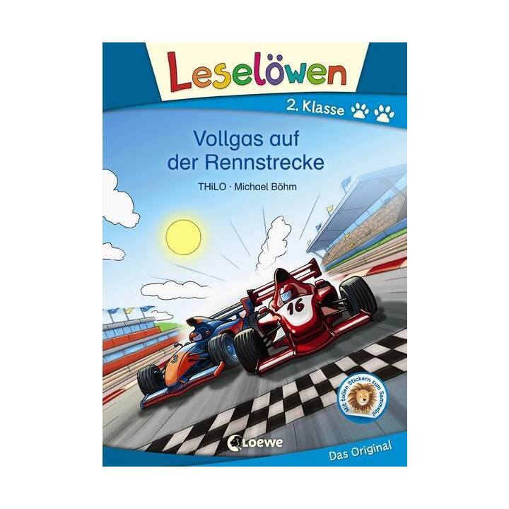 Leselöwen 2. Klasse - Vollgas auf der Rennstrecke