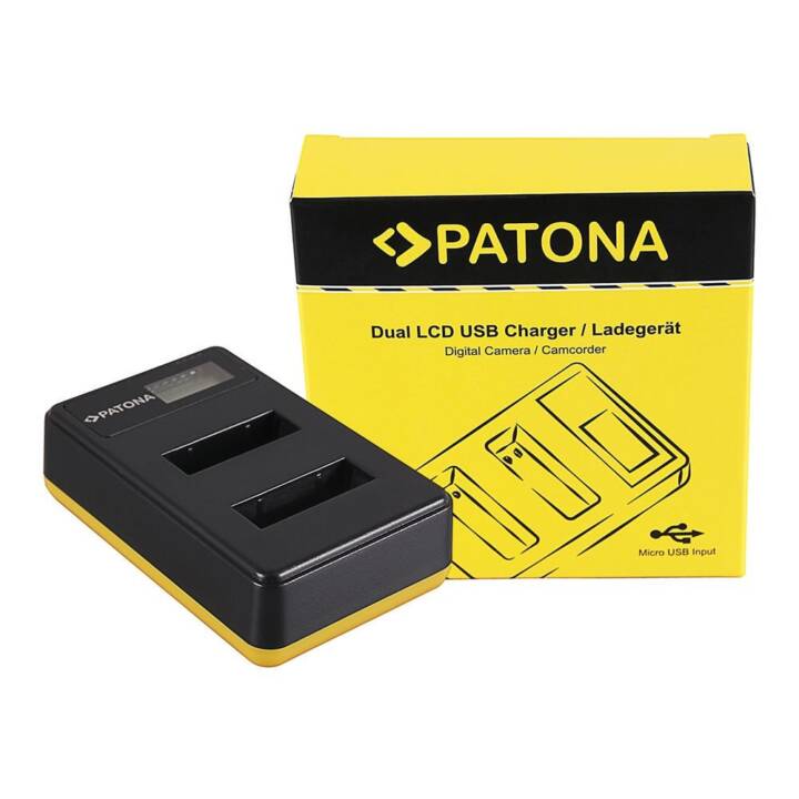 PATONA Sony Dual LCD USB Chargeur de caméra