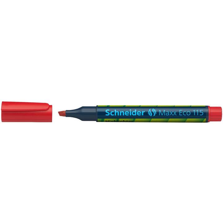 SCHNEIDER Evidenziatore Maxx 115 (Rosso, 1 pezzo)