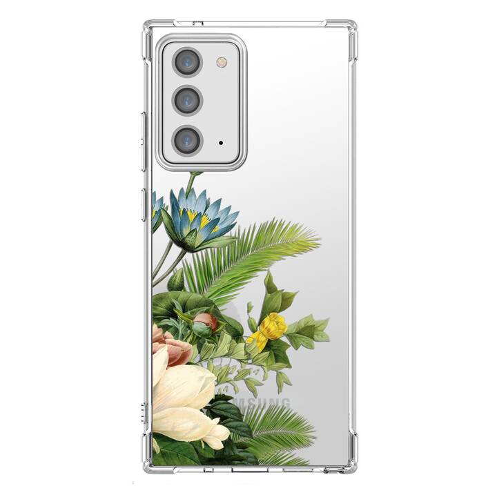 EG Backcover (Galaxy Note 20 Ultra, Fleurs, Transparent)