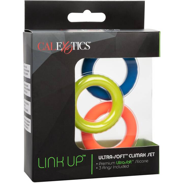 CALEXOTICS Link Up Ultra-Soft Climax Set Penisring (3.75 cm)