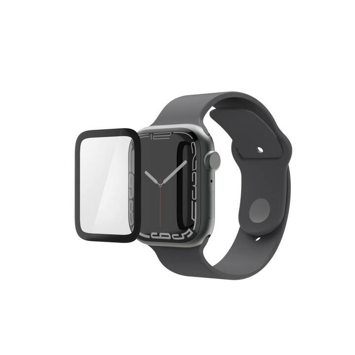 HAMA Super Hybrid Schutzhülle (Apple Watch Series 7 / Series 8 / Series 9, Transparent)