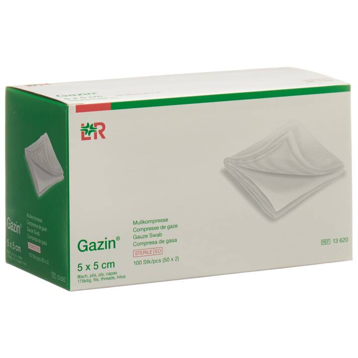 GAZIN Medicazione Gazin (5 cm x 5 cm, 100 pezzo)