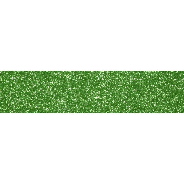 URSUS Nastro adesivo glitter (Verde, 0.305 m)